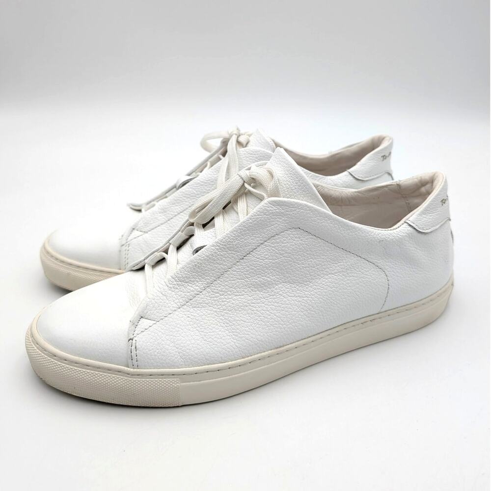 To Boot New York Bradbury Sneaker Shoes Round Toe Men's White Size US11 EU44